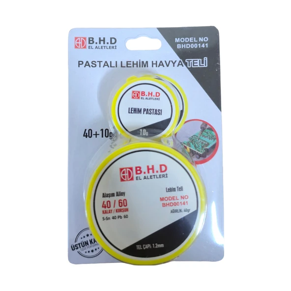 Fixonic B.H.D BHD00141 10gr+40gr Lehim Pastası ve Lehim Teli Set - Resim 4