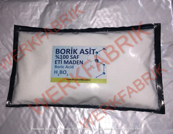 BORIK ASIT %100 SAF E284 25 KG - Resim 3