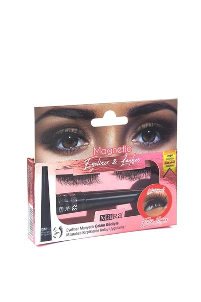 MARA MIKNATISLI EYELINER& KIRPIK EXTRA YOGUN MAGNETİC EYELASHES&EYELINER EXTRA INTENSE - 2
