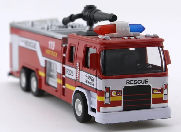 OMZ Çek Bırak Metal Söndürücü İtfaiye 632-7 Kız Erkek Çocuk Oyuncak Eğitici Oyuncaklar - Resim 2