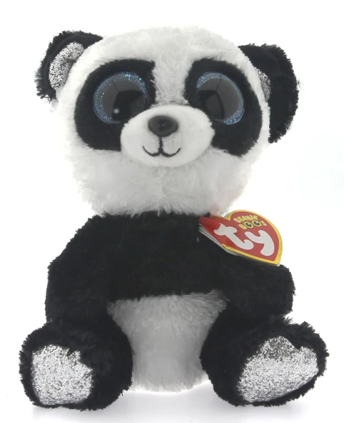 OMZ Ty Beanie Boos-Bamboo Panda 21cm  Kız Erkek Çocuk Oyuncak Eğitici Oyuncaklar - Resim 3