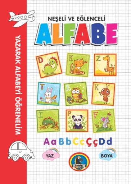 Neşeli ve Eğlenceli Alfabe Boyama ürün görseli