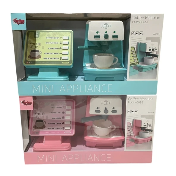 Eğitici Oyuncak LS820C39-1-LS820Q39-1 KUT IŞIKLI VE SESLİ KAHVE MAKİNASI ürün görseli 1
