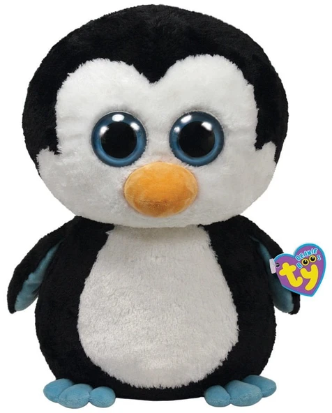 OMZ TY Beanie Boo´s Waddles Penguen Peluş 40cm Kız Erkek Çocuk Oyuncak Eğitici Oyuncaklar ürün görseli 1