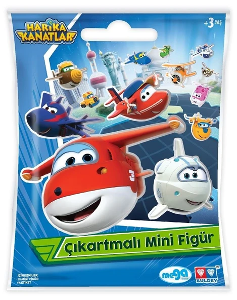 OMZ Harika Kanatlar Çıkartmalı Mini Figür Paket 20900 Kız Erkek Çocuk Oyuncak Eğitici Oyuncaklar ürün görseli 1