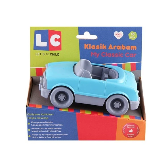 OMZ 30780-LC Kanz, Klasik Arabam Kız Erkek Çocuk Oyuncak Eğitici Oyuncaklar - Resim 3