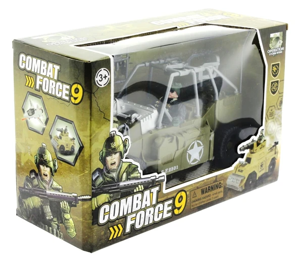 OMZ Combat Force Figür ve Askeri Buggy Kız Erkek Çocuk Oyuncak Eğitici Oyuncaklar - Resim 3