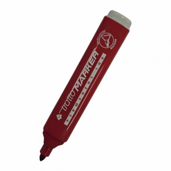 Tratto 841202 Round Kırmızı Markör Kalem - 1