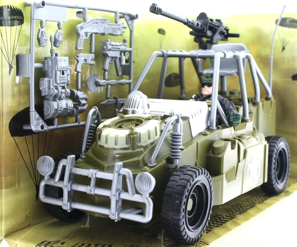 OMZ Combat Force Figür ve Askeri Buggy Kız Erkek Çocuk Oyuncak Eğitici Oyuncaklar ürün görseli 1
