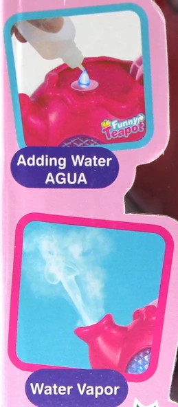 OMZ Sesli Işıklı ve Buharlı Demlik Kız Erkek Çocuk Oyuncak Eğitici Oyuncaklar - Resim 3