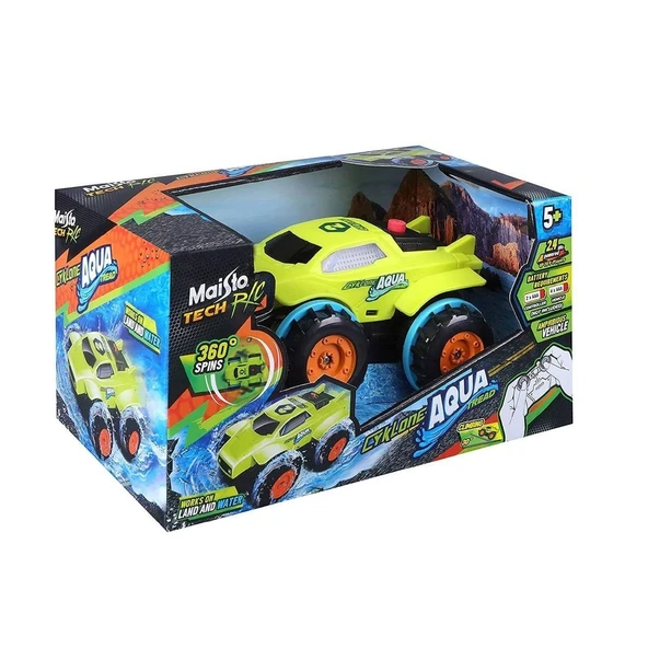 OMZ MAY/82142 Maisto, Kumandalı Cyklone Aqua Tread R/C Kız Erkek Çocuk Oyuncak Eğitici Oyuncaklar ürün görseli