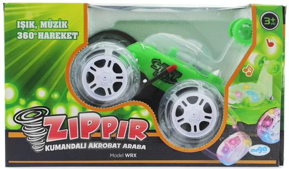 OMZ Uzaktan Kumandalı Takla Atan Zıppır Araba Kız Erkek Çocuk Oyuncak Eğitici Oyuncaklar - Resim 2