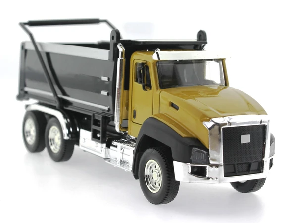 OMZ Çek Bırak Metalik Mac Hafriyat Kamyonu Kız Erkek Çocuk Oyuncak Eğitici Oyuncaklar ürün görseli 1