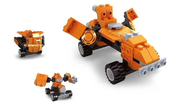 OMZ Ausini Titan Uzaylı Savaşçı -1 Strong Shield 56 Parça Kız Erkek Çocuk Oyuncak Eğitici Oyuncaklar ürün görseli 1