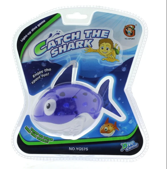 OMZ Işıklı Su Oyuncağı Mavi Dalgıç Balık Kız Erkek Çocuk Oyuncak Eğitici Oyuncaklar ürün görseli 1