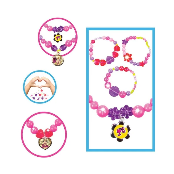 OMZ 03182 Dede,Barbie Takı Seti 2'li Kutu / +3 yaş Kız Erkek Çocuk Oyuncak Eğitici Oyuncaklar - Resim 2