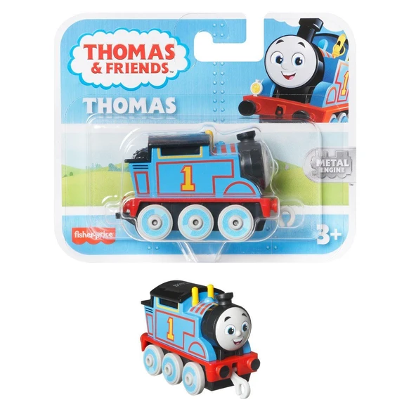 OMZ HFX89 Thomas ve Friends - Küçük Tekli Tren (Sür-Bırak) 1adet stokta olan gönderilir Kız Erkek Çocuk