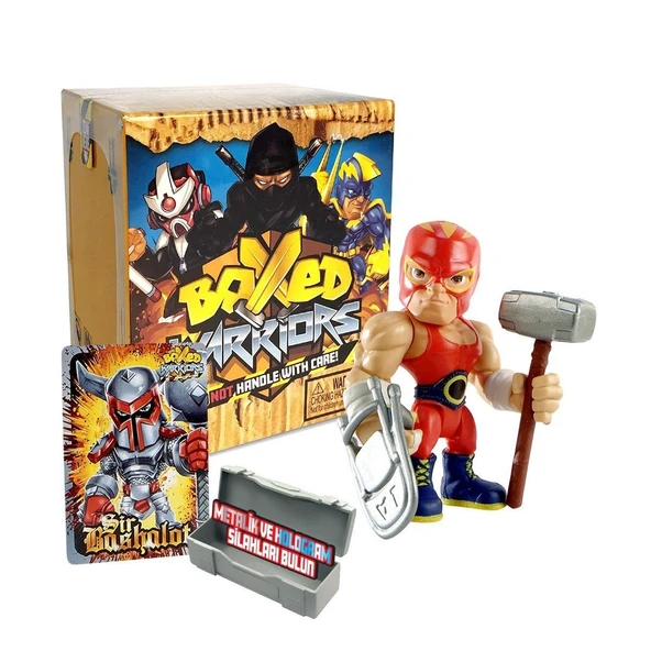 OMZ 78372 Necotoys, Boxed Warriors Dövüşçüler Sürpriz Paket Kız Erkek Çocuk Oyuncak Eğitici Oyuncaklar - Resim 2