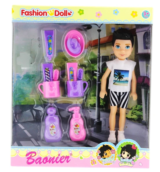 OMZ Baonier Erkek Bebek Kişisel Bakım Seti Kız Erkek Çocuk Oyuncak Eğitici Oyuncaklar - Resim 3