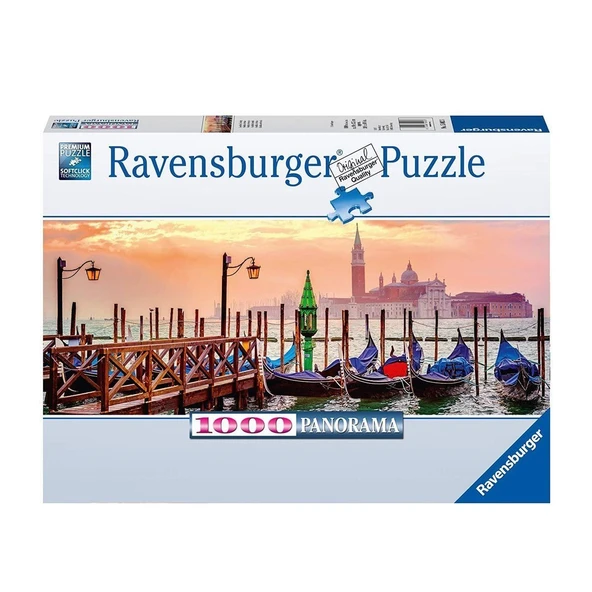 OMZ 150823 Ravensburger, Gondollar, 1000 Parça Puzzle Kız Erkek Çocuk Oyuncak Eğitici Oyuncaklar ürün görseli