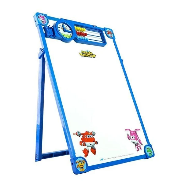 OMZ Harika Kanatlar Abaküs ve Saatli Mıknatıslı Yazı Tahtası Kız Erkek Çocuk Oyuncak Eğitici Oyuncaklar ürün görseli