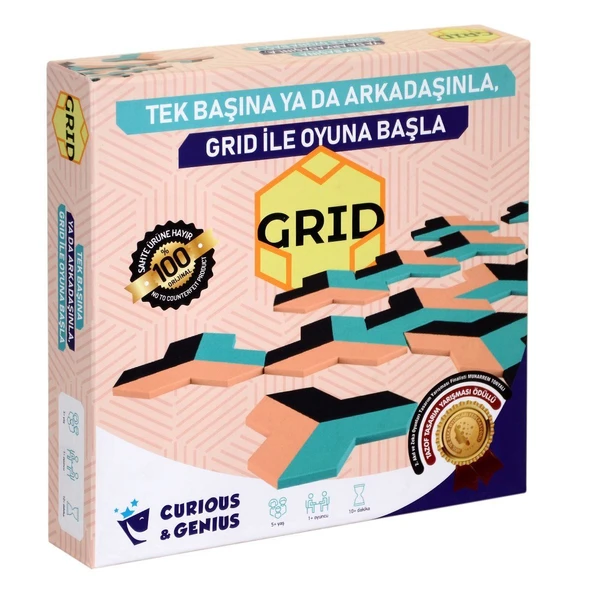 OMZ ZMK-55081 Grid Oyunu -Özaydınlar Kız Erkek Çocuk Oyuncak Eğitici Oyuncaklar ürün görseli 1
