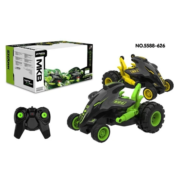 OMZ MKB-5588-626 Kumandalı Şarjlı Akrobat Shark Kız Erkek Çocuk Oyuncak Eğitici Oyuncaklar - Resim 2