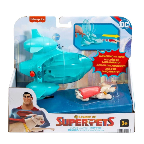 OMZ HGL17 Imaginext DC League of Super Pets - Süper Araçlar Kız Erkek Çocuk Oyuncak Eğitici Oyuncaklar ürün görseli