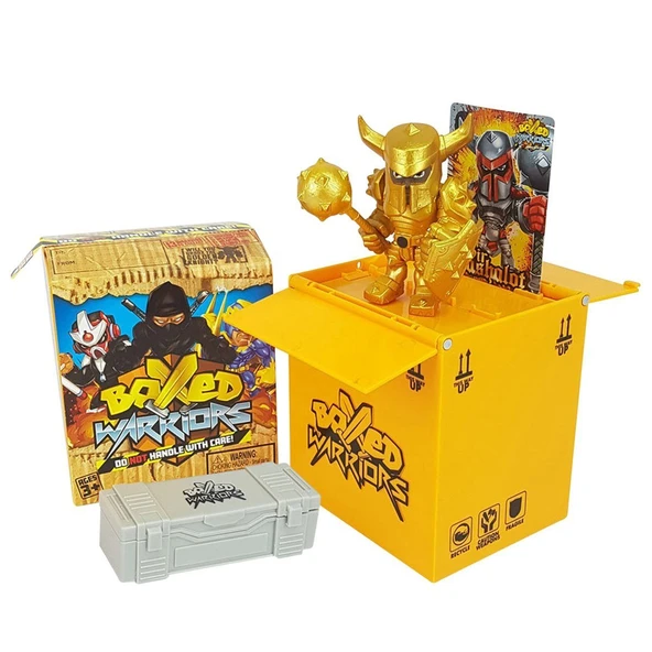 OMZ 78372 Necotoys, Boxed Warriors Dövüşçüler Sürpriz Paket Kız Erkek Çocuk Oyuncak Eğitici Oyuncaklar - Resim 3