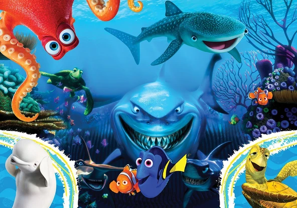 OMZ KS Puzzle 50 Parça Dory Kız Erkek Çocuk Oyuncak Eğitici Oyuncaklar - Resim 2