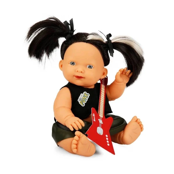 OMZ 020050 Sunman, Nil Punk Bebek, 23cm -1adet fiyatıdır Kız Erkek Çocuk Oyuncak Eğitici Oyuncaklar - 2