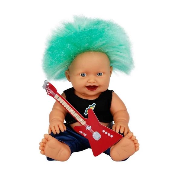 OMZ 020050 Sunman, Nil Punk Bebek, 23cm -1adet fiyatıdır Kız Erkek Çocuk Oyuncak Eğitici Oyuncaklar - 3