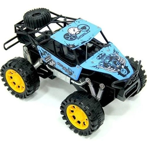 OMZ Rock Crawler Metal Büyük Sürtmeli Arazi Aracı Mavi Kız Erkek Çocuk Oyuncak Eğitici Oyuncaklar