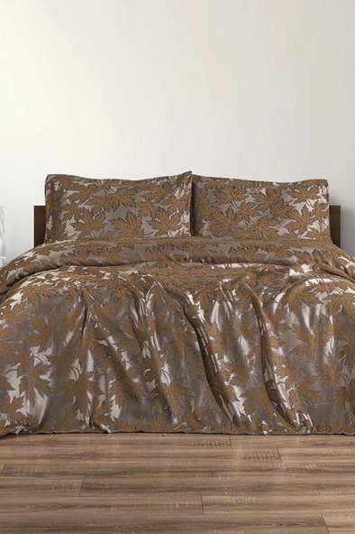 Plane 3 Parça Çift Kişilik Pike Takımı 230x250 Kahve