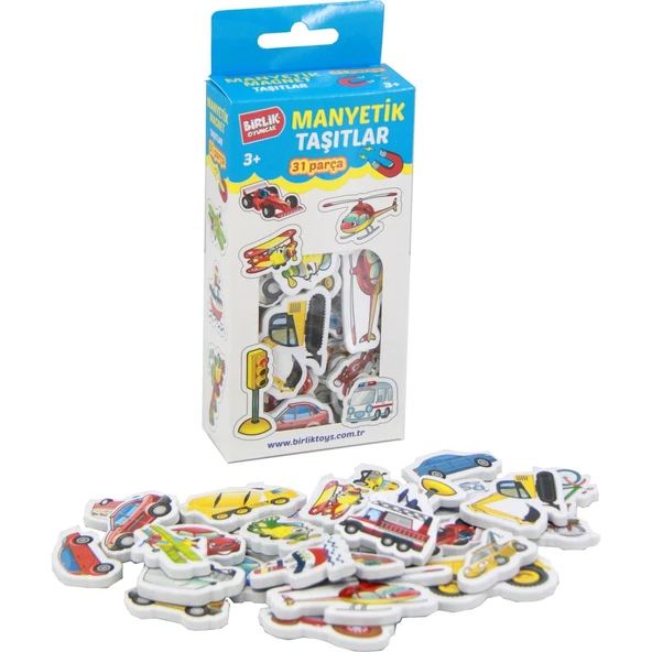 OMZ Manyetik Eva Taşıtlar 31 Parça Kız Erkek Çocuk Oyuncak Eğitici Oyuncaklar ürün görseli