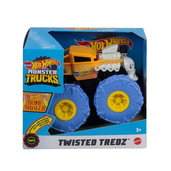 OMZ GVK37 Hot Wheels Monster Trucks 1:43 Çek Bırak Arabalar - 1adet fiyatıdır Kız Erkek Çocuk Oyuncak Eğ - 3
