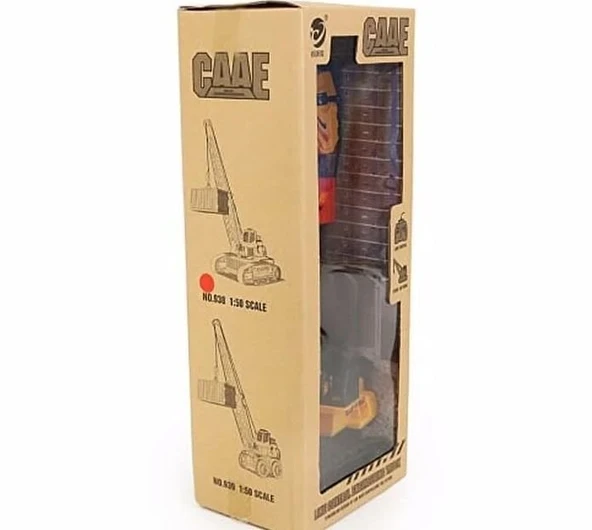 OMZ Kablo Kumandalı Paletli Vinç Kız Erkek Çocuk Oyuncak Eğitici Oyuncaklar - 2