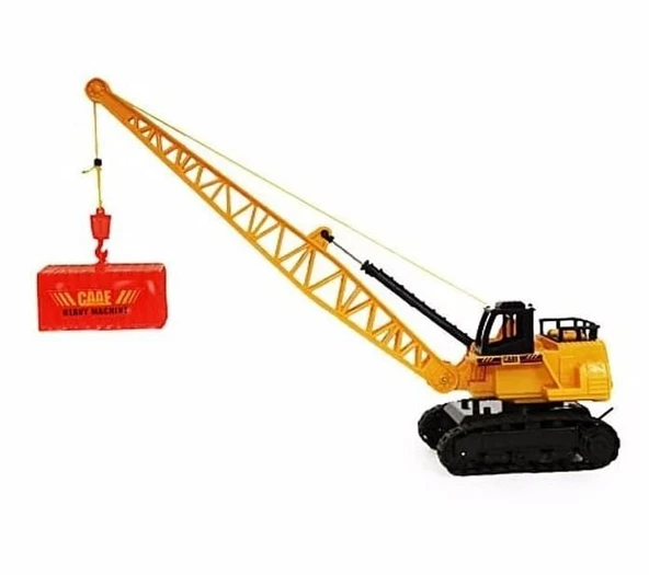 OMZ Kablo Kumandalı Paletli Vinç Kız Erkek Çocuk Oyuncak Eğitici Oyuncaklar