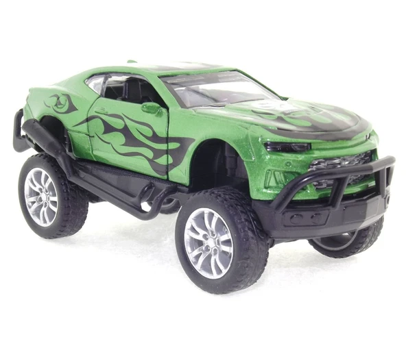 OMZ Die Cast Çek Bırak Yeşil Arazi Aracı Kız Erkek Çocuk Oyuncak Eğitici Oyuncaklar ürün görseli 1