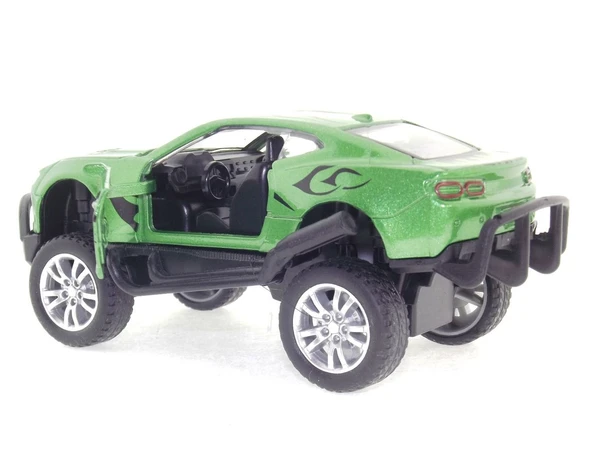 OMZ Die Cast Çek Bırak Yeşil Arazi Aracı Kız Erkek Çocuk Oyuncak Eğitici Oyuncaklar - Resim 2