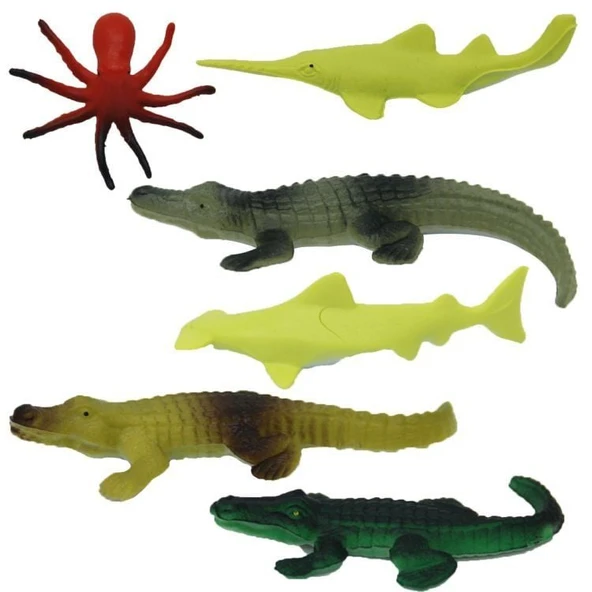 OMZ Okyanus Hayvanları Poşetli S00000709 Kız Erkek Çocuk Oyuncak Eğitici Oyuncaklar - 3