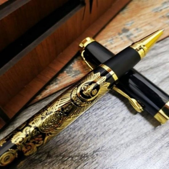 Osmanlı Tuğralı Roller Kalem Dekoratif Hediyelik - 2