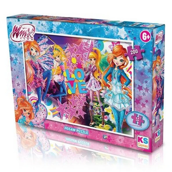 OMZ 200 Parça Winx Club Yapboz - WINX.113 Kız Erkek Çocuk Oyuncak Eğitici Oyuncaklar
