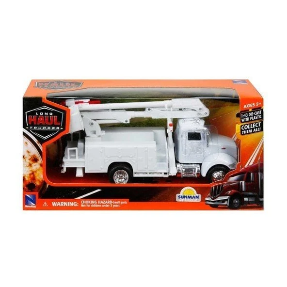 OMZ Sunman 1:43 Long Haul Short Truck Peterbilt 335 Araçlar Kız Erkek Çocuk Oyuncak Eğitici Oyuncaklar - Resim 3