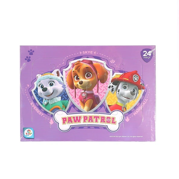OMZ PW7917 Paw Patrol Frame Puzzle 24 Parça Kız Erkek Çocuk Oyuncak Eğitici Oyuncaklar ürün görseli