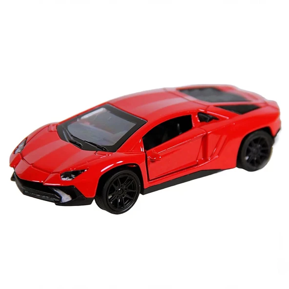 OMZ Metal Çek Bırak Spor Araba 4311D Kız Erkek Çocuk Oyuncak Eğitici Oyuncaklar ürün görseli 1