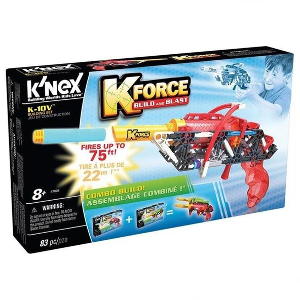OMZ K'Nex K Force K-10V Building Set 47008 Kız Erkek Çocuk Oyuncak Eğitici Oyuncaklar ürün görseli 1