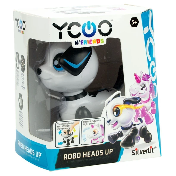 OMZ Silverlit Robo Heads Up Robot Kız Erkek Çocuk Oyuncak Eğitici Oyuncaklar - Resim 2