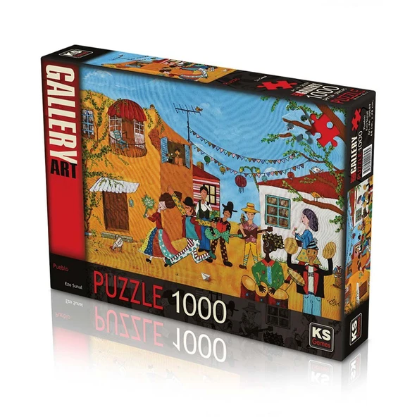 OMZ KS Pueblo 1000 Parça Puzzle Kız Erkek Çocuk Oyuncak Eğitici Oyuncaklar - Resim 2