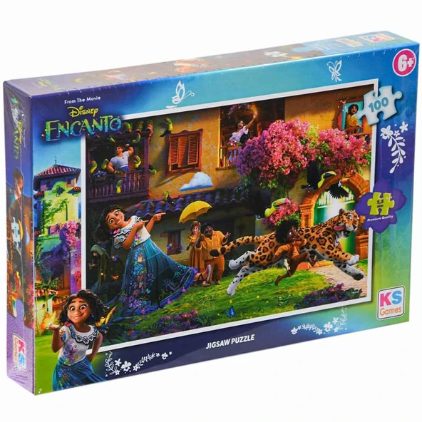 OMZ KS Encanto 100 Parça Puzzle Kız Erkek Çocuk Oyuncak Eğitici Oyuncaklar ürün görseli 1